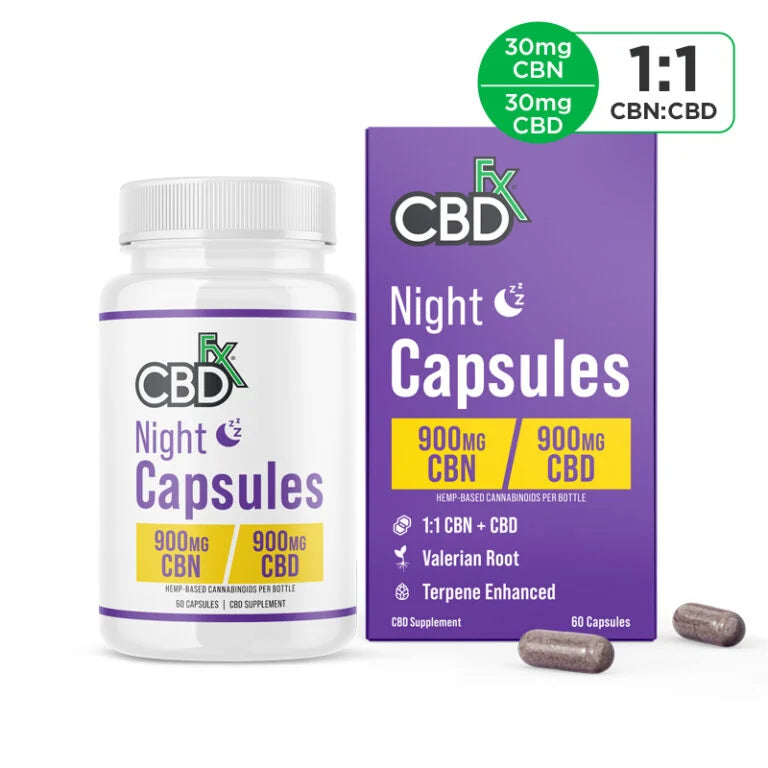Night Capsules 900mg CBD+ CBN 900mg